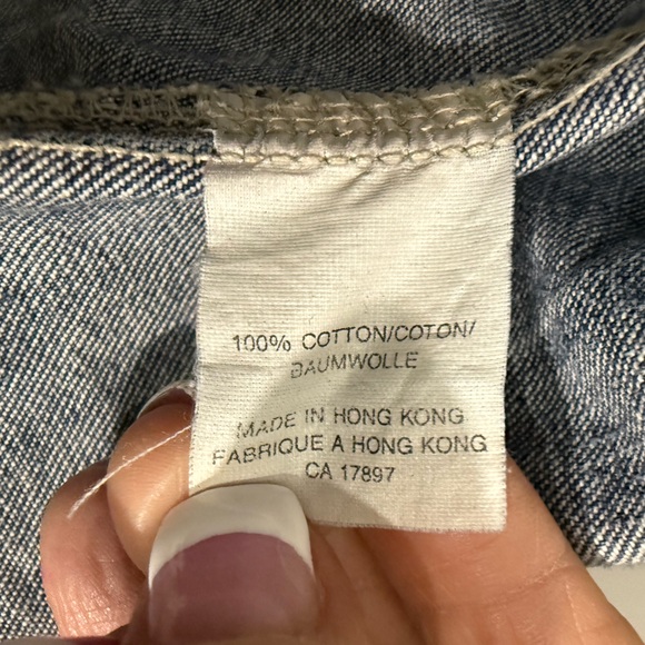 GAP Y2K Denim Trucker Jacket Women’s Vintage SzSm - Picture 7 of 10